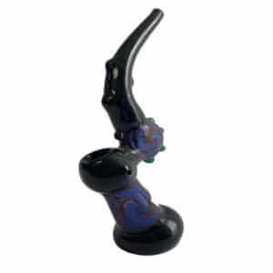 8" BUBBLER BLACK CROW