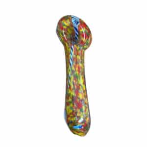 3.7" HAND PIPE RASTA CANDY