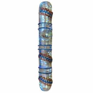 8.8" HAND PIPE BLUE & RED