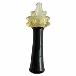 7.2" HAND PIPE BLUE GLASS