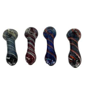 4.1" HAND PIPE FRITZ GLASS