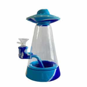 9" WATER PIPE SILICONE UFO ASSORTED COLORS