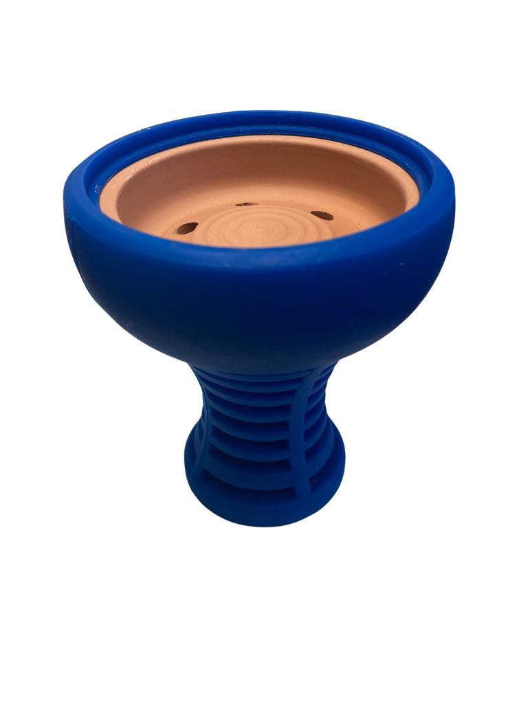 Silicone Bowl With Clay Insert Shisha Head - Hookah express