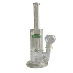 12" WATER PIPE 8 ARMS CLEAR & GREEN