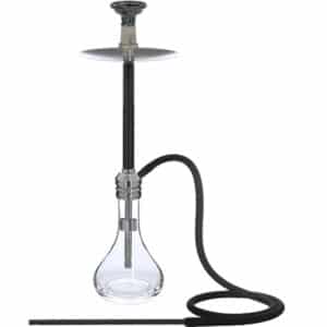 30" CLIO 124A HOOKAH WITH 1 HOSE - BLACK