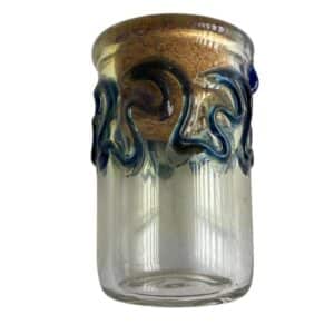 GLASS JAR WITH CORK LID