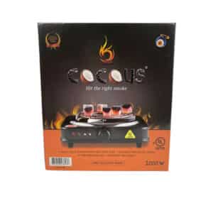 COCOUS CHARCOAL BURNER 1000W - BLACK