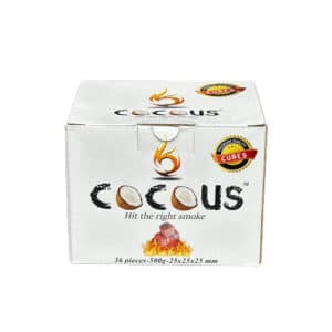 CocoUs Charcoal 36 pieces 25mm Cubes