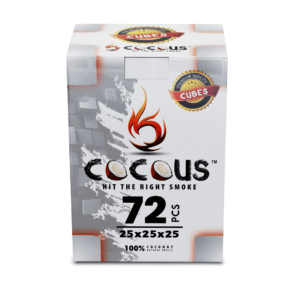 CocoUS Charcoal 72 pieces 25mm Cubes