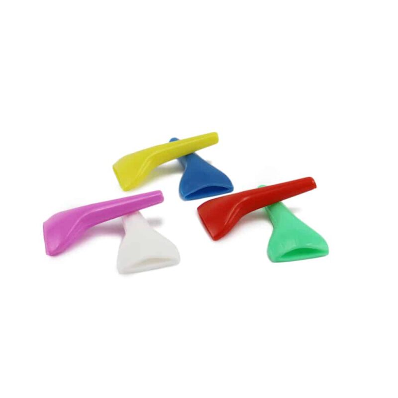 FLAT HOOKAH TIPS MULTICOLORS BAG 100PCS