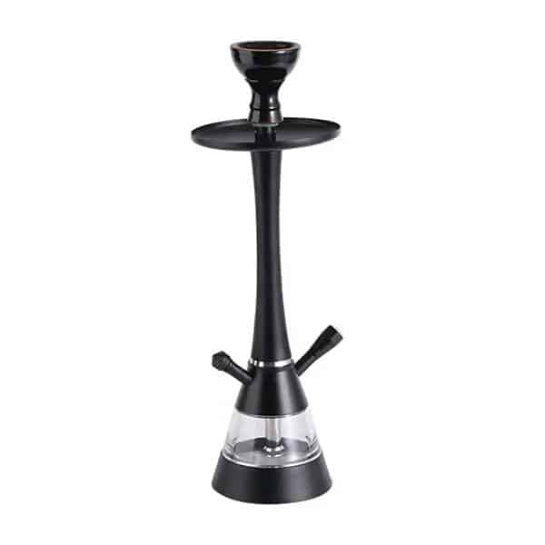 18" ACRYLIC HOOKAH EXPRESSO BLACK