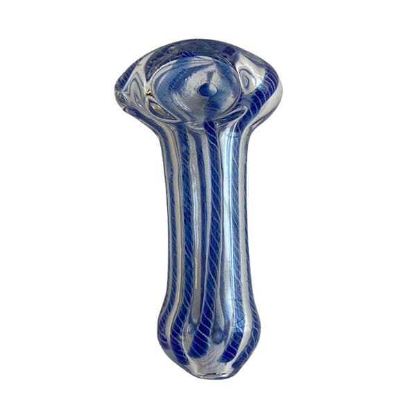 3.5" HAND PIPE BLUE CANDY