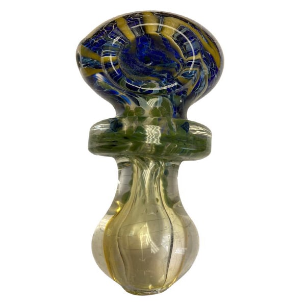 4" HAND PIPE FRITZ GLASS