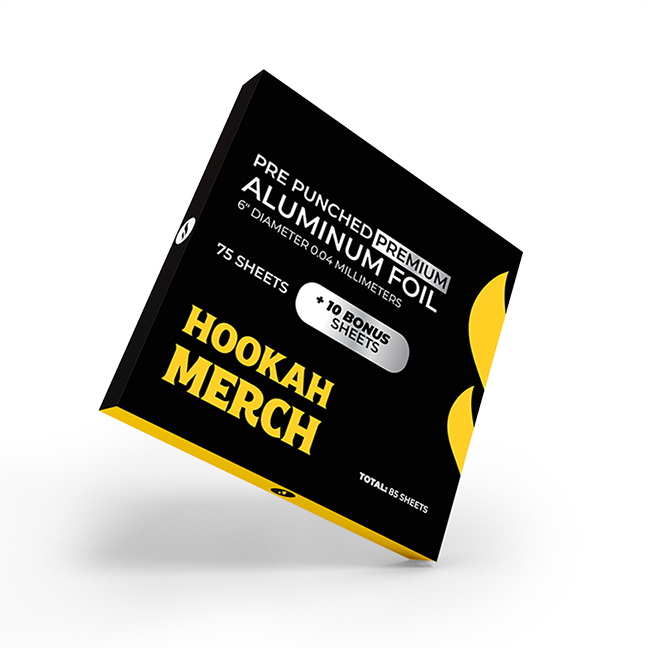 HOOKAH MERCH PRE PUNCHED PREMIUM ALUMINUM FOIL