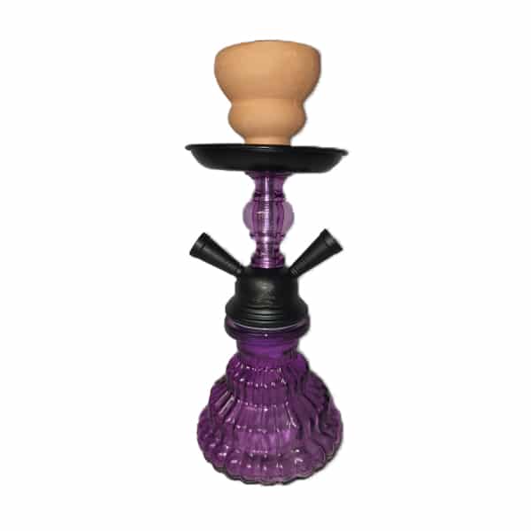 11″ ZEBRA BLACK THUNDER HOOKAH 2 HOSE