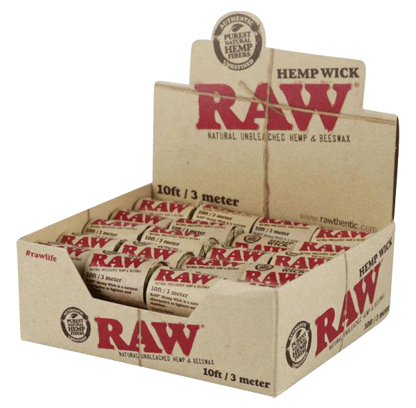 RAW HEMP WICK - HEMP & BEEWAX x 40 ROLLS