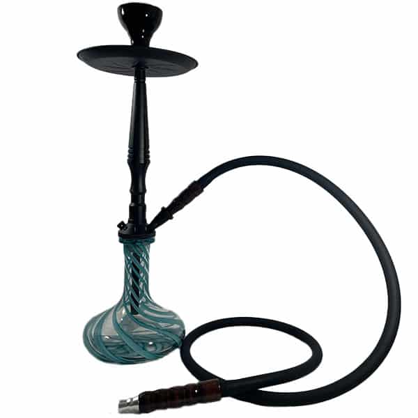 24" SAHARA SMOKE HELIX 1 HOSE HOOKAH