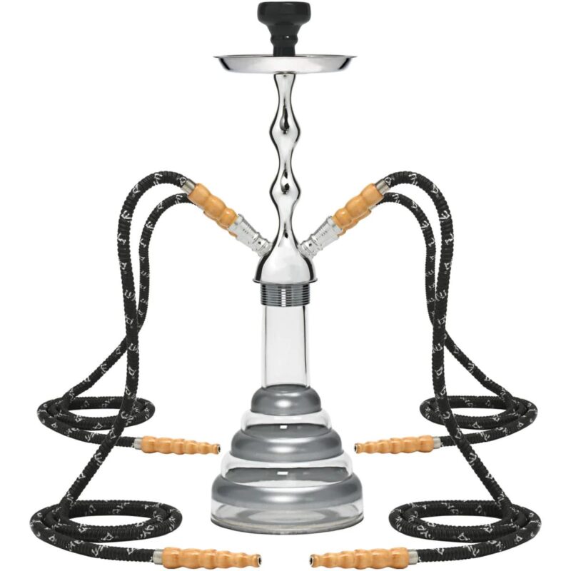 22" ACRYLIC HOOKAH 4 HOSES