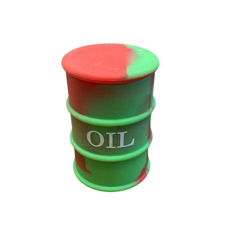 SMALL OIL BARREL SILICONE CONTAINER
