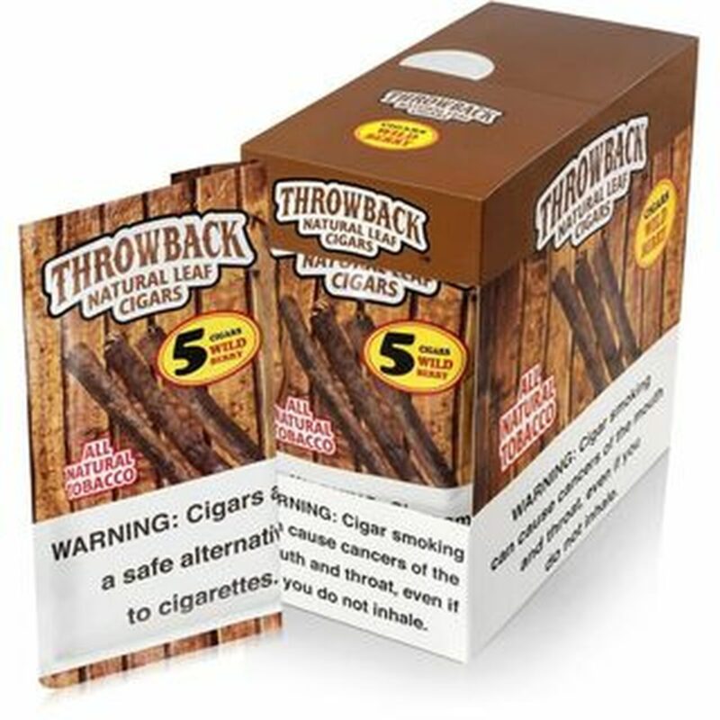 THROWBACK - NATURAL LEAF CIGARS WILD BERRY