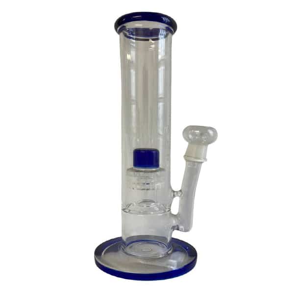 12" WATER PIPE STRAIGHT NECK WITH DOUBLE BONG