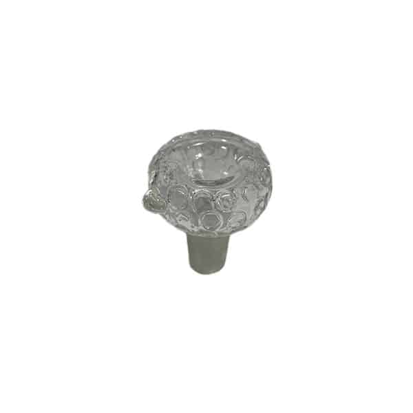 18mm MALE CLEAR HEXAGON BOWL