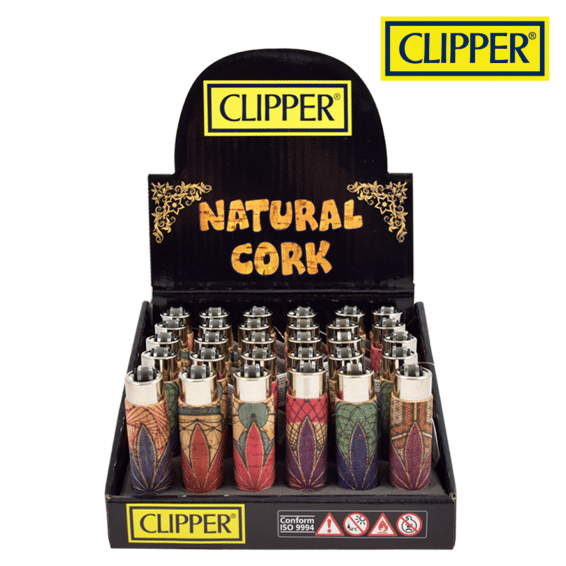 CLIPPER LIGHTER 30CT – LEAVES 15 CORK COVER